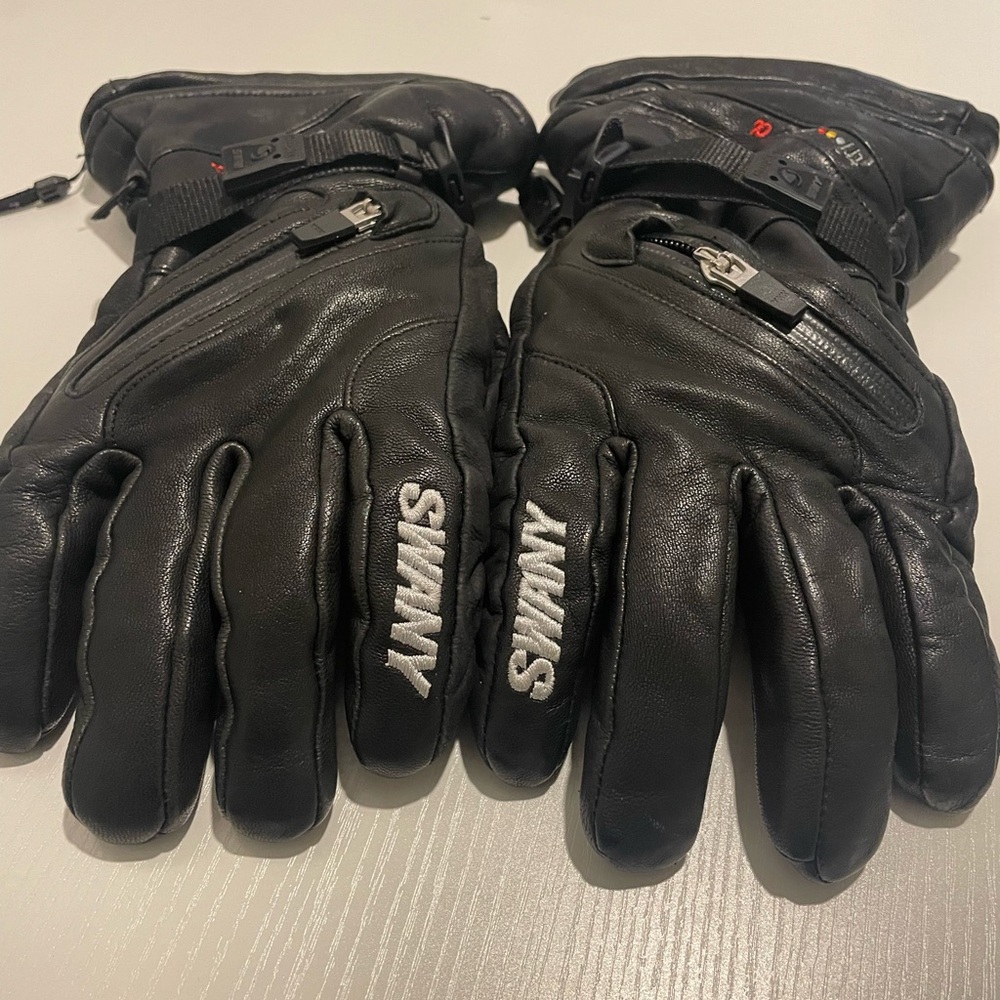 Men’s Swamy X-cell all leather ski gloves
